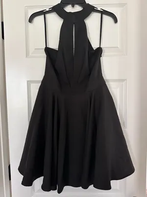 Lulu's Black Halter Dress thumbnail 1