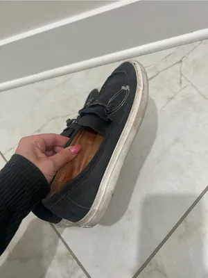 Coach Navy Blue Corey Suede Slip On Sneakers Size 6 US thumbnail 3