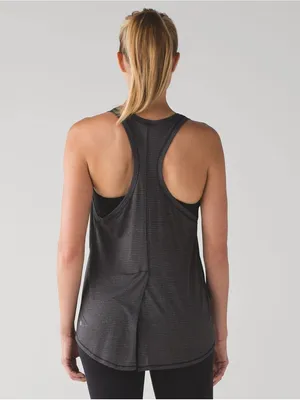 Lululemon Tie It Up Singlet - Heathered Black - 4 thumbnail 5