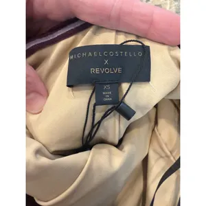 Michael Costello x REVOLVE Honor Mini Dress in Dark Plum XS NWT thumbnail 5
