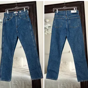 RE/DONE Double Needle Crop Jeans - Saf size 25 thumbnail 2