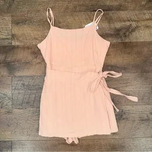 Altar’d State Skort Tie Waist Romper thumbnail 2