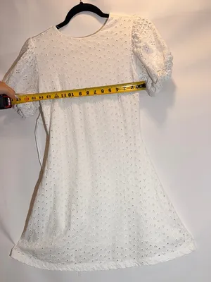 Free People Apricot Rose Sky Blue Puff Sleeve Ruffle Mini Dress Size XS thumbnail 3