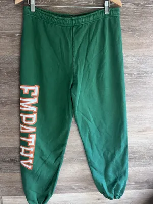 Mayfair the Label Empathy Green Sweatpants Size S/M Baggy thumbnail 1