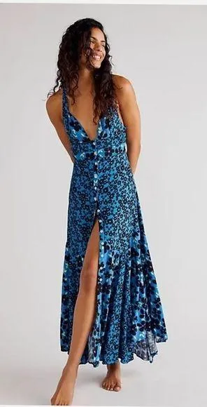 NEW Free People Drewberry Maxi Dress thumbnail 1