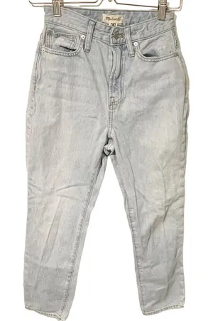 Madewell Size 24 Petite Curvy Perfect Vintage Jean Light Wash Denim‎ thumbnail 1