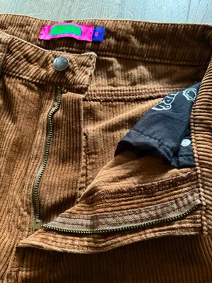 Empyre Brown Corduroy Baggy Skate Pants Size 2 thumbnail 4