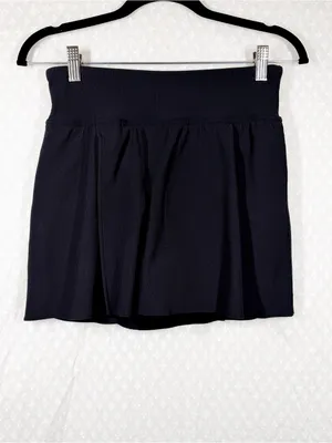 Spanx Black Ribbed Get Moving Tennis Skort thumbnail 3