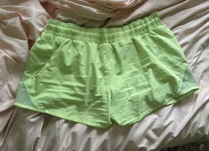 All in Motion Women’s Athletic Shorts Neon Yellow M thumbnail 1