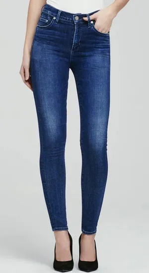 NWT‎ Citizens of Humanity Rocket High Rise Skinny Dark Wash Skinny Jeans Size 24 thumbnail 1