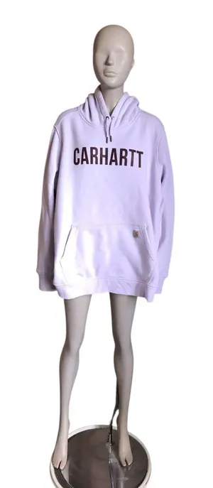Carhartt Lavendar Logo Pullover Hoodie thumbnail 1