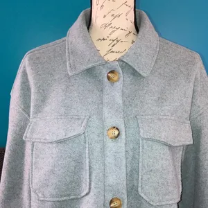 AVEC LES FILLES Buttoned Shacket, Medium thumbnail 2