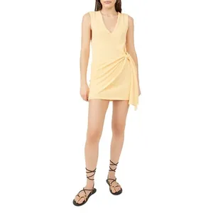 $68 new Free People Beach Poppy Sweater Mini Dress - Peach - XS thumbnail 2