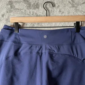 Athleta Fairway High Rise Golf Pants‎ Navy Blue Size 14 Straight Leg Semi Fitted thumbnail 5