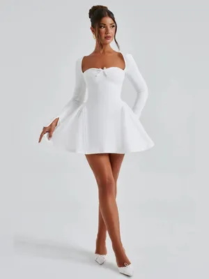 Babyboo Mini Dress Megan Medium Ivory NWT Bridal Dress Feminine Coquette Dress S thumbnail 6