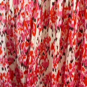 Elegant Floral Maxi Dress in Pink and White thumbnail 2
