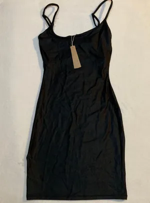 SKIMS Little Black Dress Mini Dress NWT XS thumbnail 2