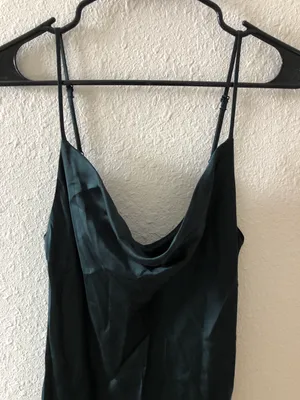 ZARA midi silk dress thumbnail 3