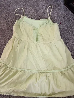 PacSun Green Babydoll Mini Dress thumbnail 2