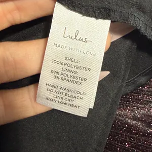Lulus Sweetest Soiree Mini Dress XS Plum‎ Metallic Tiered Plisse Open Back Party thumbnail 12