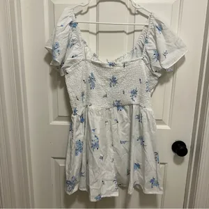 Princess Polly Front Row Floral Romper Playsuit White Curve Size 16 thumbnail 3