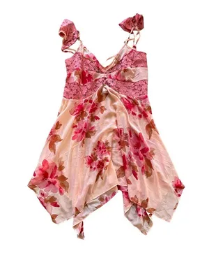 Free people Monday Morning Trapeze Slip Floral Dress Women’s Size Small thumbnail 4