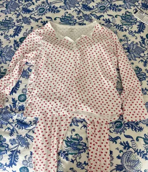 Roller Rabbit Pajamas Heart Pink thumbnail 1