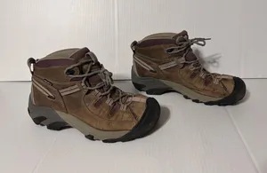 KEEN outdoor brown hiking boots size 8.5 thumbnail 1
