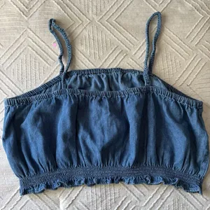 American Eagle Denim NWT Smocked Crop Top Size XL thumbnail 8