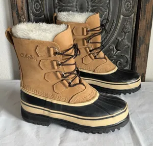 Cabela's Womens Snowpack Insulated‎ Waterproof Lace Up Faux Fur Boots Size 8 thumbnail 1