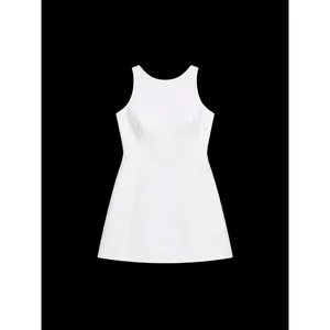 NWT Amanda Uprichard Maribel Dress White Sleeveless‎ Mini Bow Back Small thumbnail 5