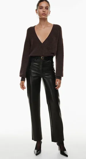 Aritzia Wilfred Melina Leather Pant 4 thumbnail 1