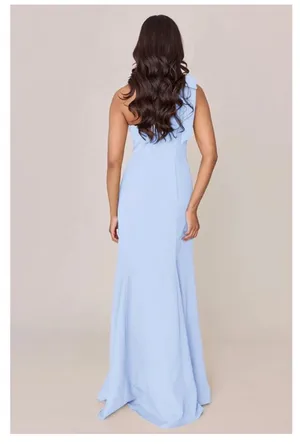 Revelry Rowan periwinkle crepe dress NWT thumbnail 2