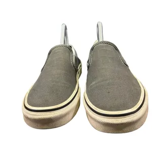 VANS Classic Slip-On Charcoal Gray Unisex Canvas Sneakers Men's 6.5/Women's 8.0‎ thumbnail 3