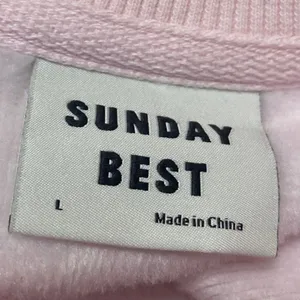 Aritzia Sunday Best Women's Pink Long Sleeve Crewneck Sweater Sweatshirt Top L thumbnail 3