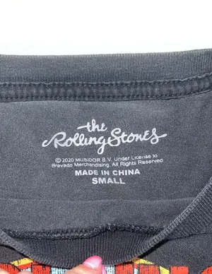 Princess Polly Rolling Stones Crop Top thumbnail 3
