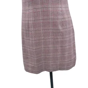 Intermix Roslyn Plaid Mini Dress‎ Pink Purple Size 4 thumbnail 6