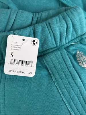 FP Movement by Free People Turquoise Drawstring Joggers thumbnail 6