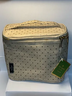 Kate Spade New York Out to Lunch Tote Polka Dot Lunch Bag NWT thumbnail 3