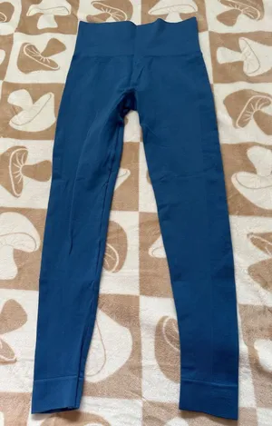 SET Active Leggings High Waisted Athletic Yoga‎ Pants Blue XS thumbnail 1