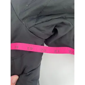 Kenneth Cole Reaction Black Down Puffer Jacket‎ Women Small Chevron Quilted Coat thumbnail 5