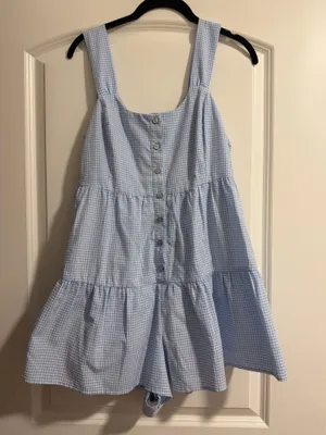 She & Sky Romper mini dress size small thumbnail 1