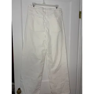 Old Navy Sky-Hi Wide Leg Jeans White Extra High Rise Denim Pants Womens 8 thumbnail 4