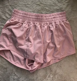 CRZY Yoga Women's Hotty Hot High-Rise Lined Shorts Pink Size 4 Tall thumbnail 1