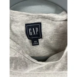 GAP Womens Bodysuit Gray Heather Short Sleeve Crew Neck XS thumbnail 4