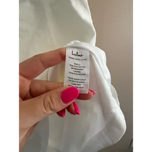 Lulus Blissfully Beaming White Sleeveless Bow Mini Dress Size medium Bridal Sexy thumbnail 10