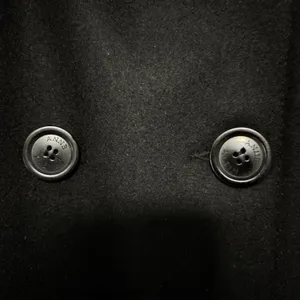 Ann Taylor Anne Klein Black Wool Pea Coat Double-Breasted XL Button Front Notch Lapel Urban thumbnail 13