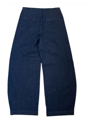 Chalk&Thread Wide Barrel Leg High Waisted European Jeans Size 27 thumbnail 2