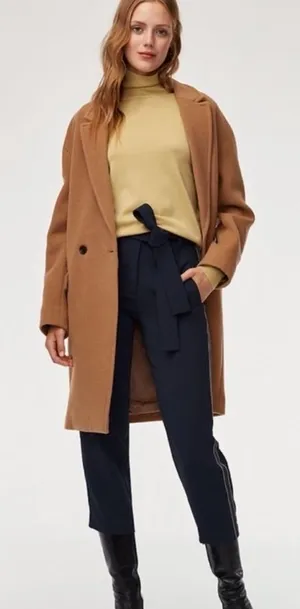 ARITZIA Wilfred Jallade Tie Front Crepe Pant thumbnail 1