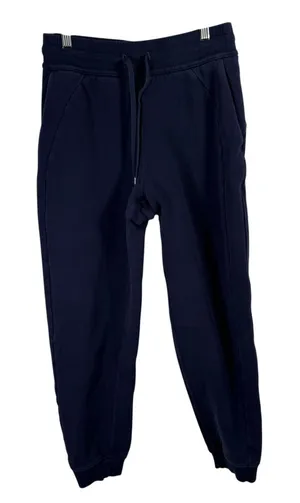 Lululemon‎ Scuba Hi Rise Jogger Sweatpants Navy Blue Comfort Lounge Womens 6 thumbnail 1